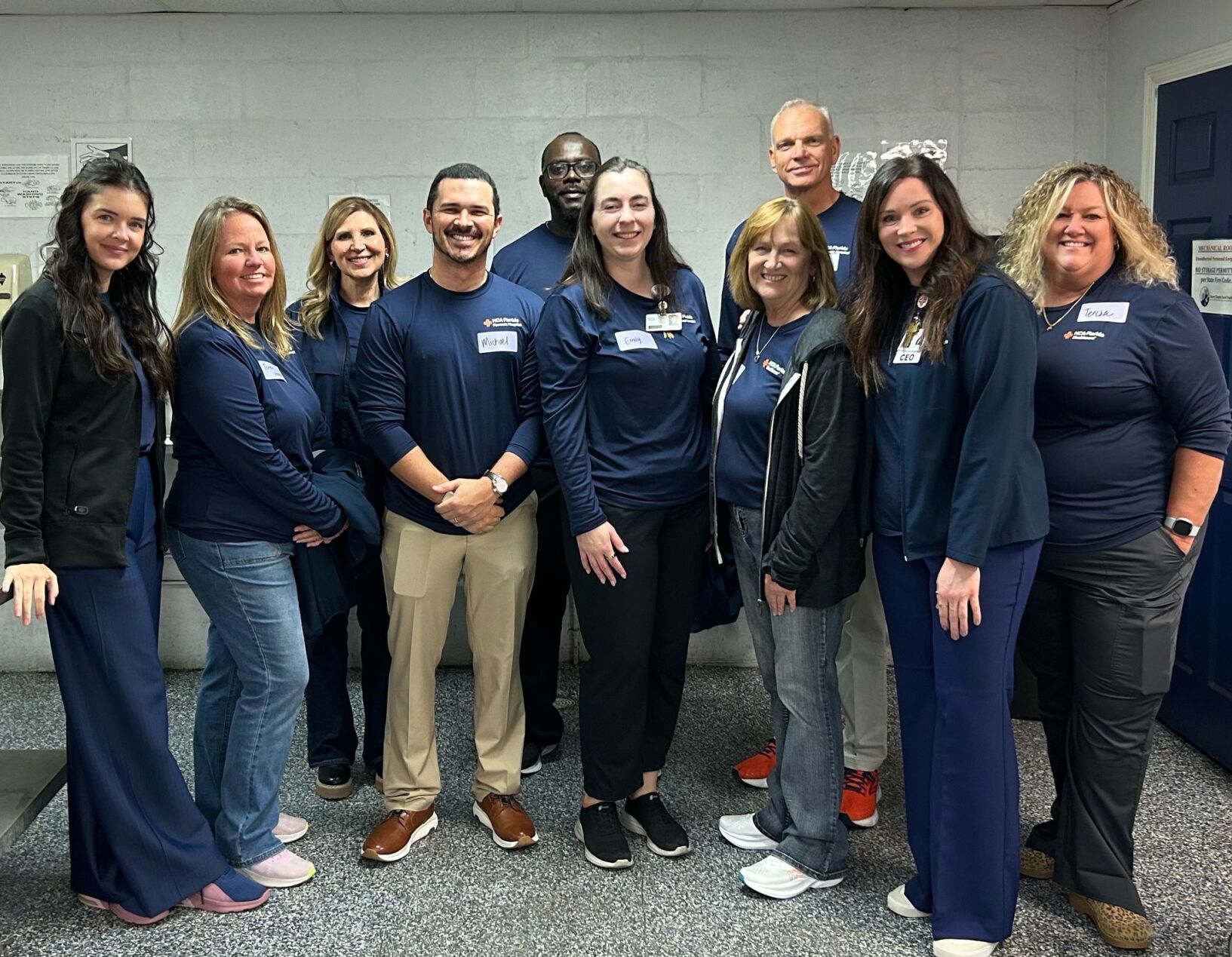 Giving back: Fawcett Hospital colleagues volunteer at food bank