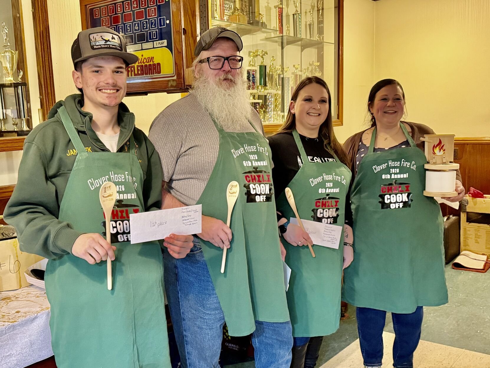 ‘Sweeter’ chili sweet for winner of Clover Hose Co. chili cook-off