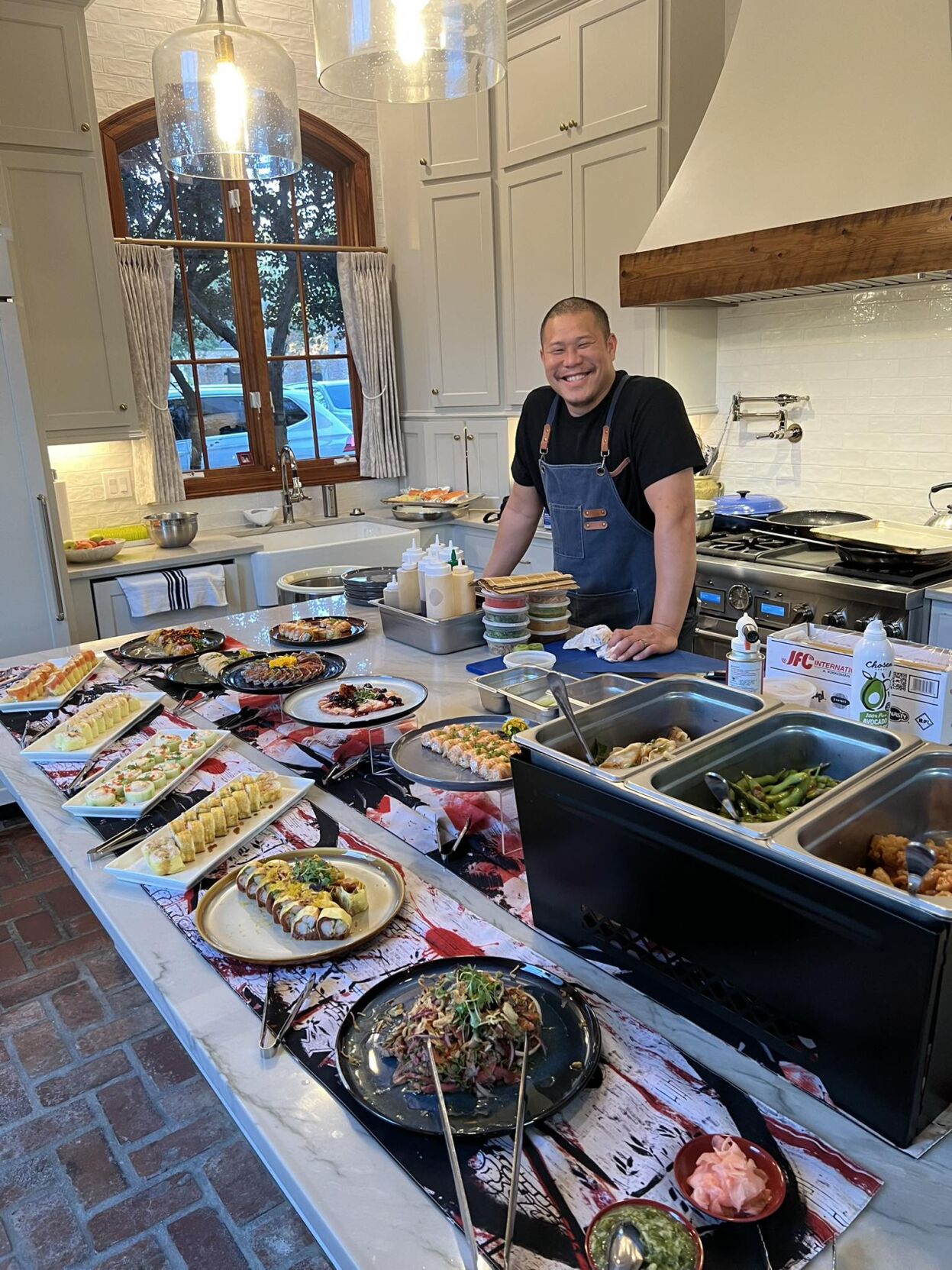 Want to host a sushi party? This Lafayette chef serves gyoza, sashimi, more in your home.