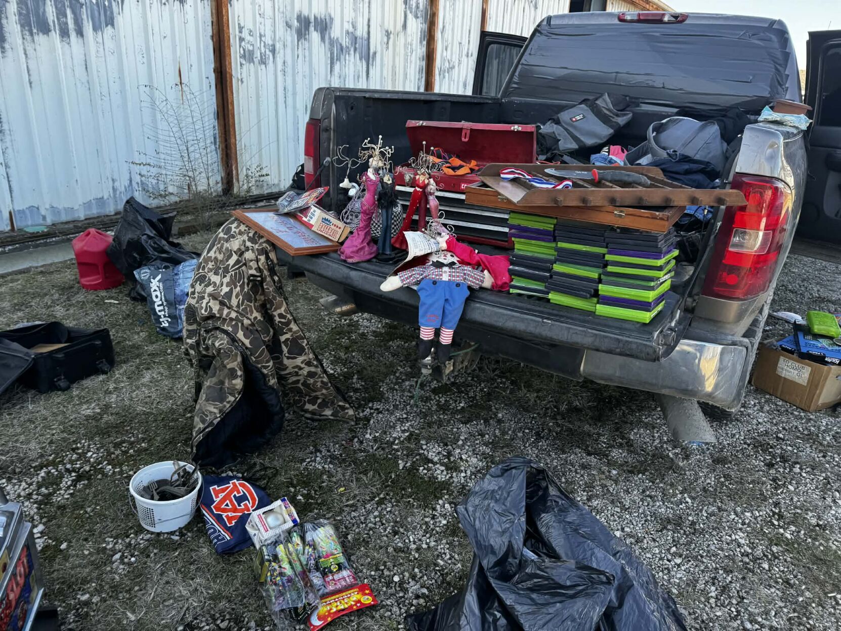 Arrests made in flea market burglary, drug case