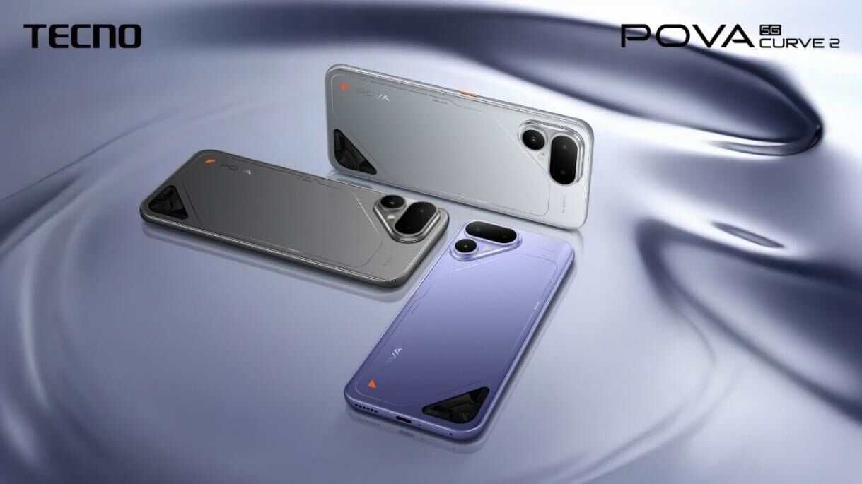 TECNO Launches POVA Curve 2 5G: Ultra-Slim 7.42mm Design Meets 8000mAh Mega Battery
