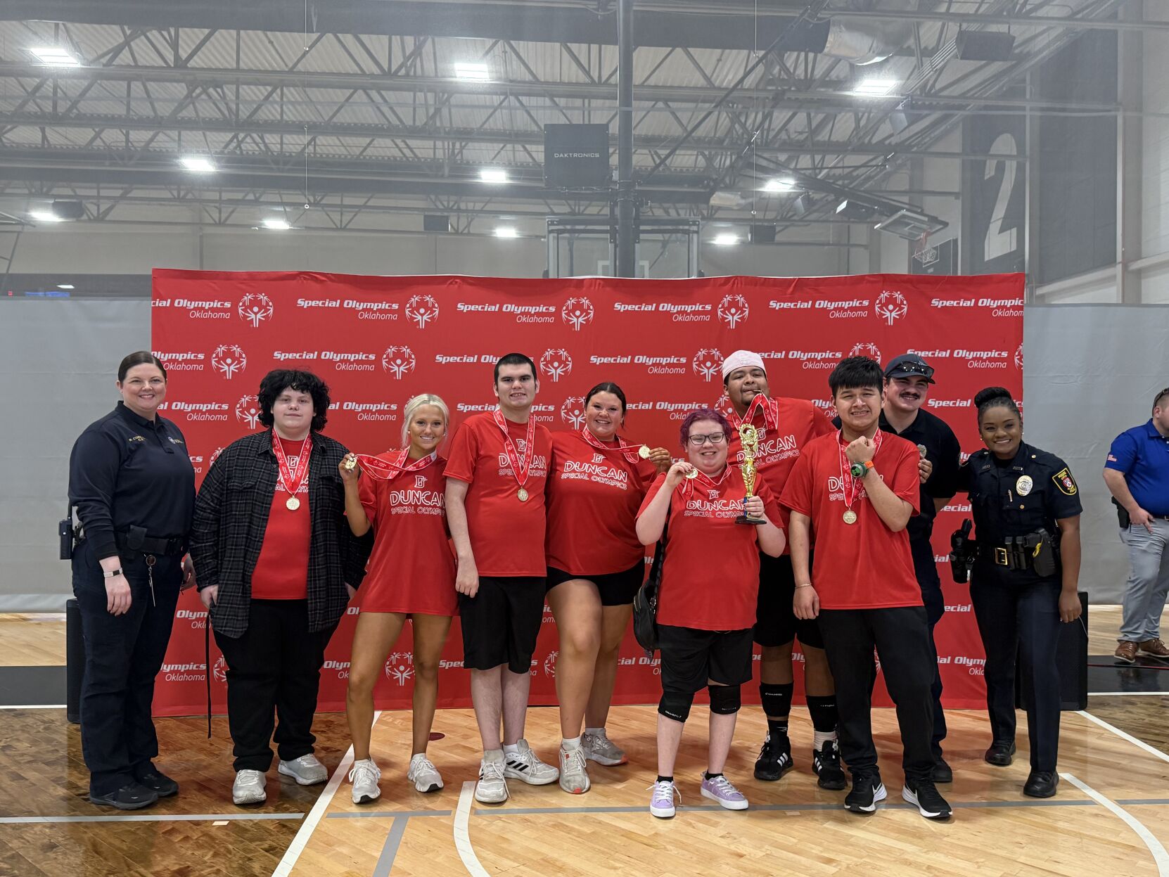 DHS Unified Volleyball team takes home the gold at Winter Games