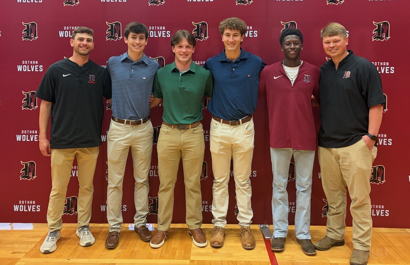 Four Dothan Wolves baseball players sign for college baseball