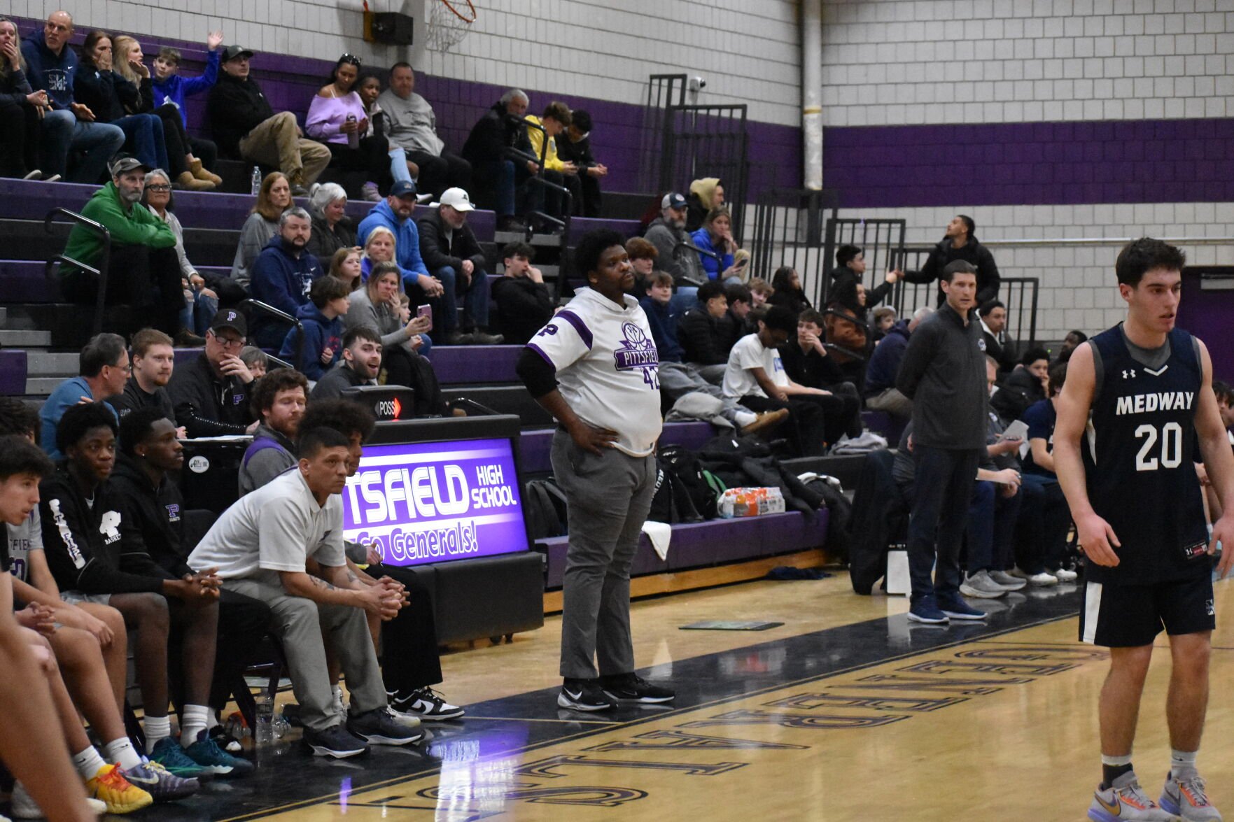 Pittsfield boys basketball upset at home by Medway in MIAA D-III Preliminary Round