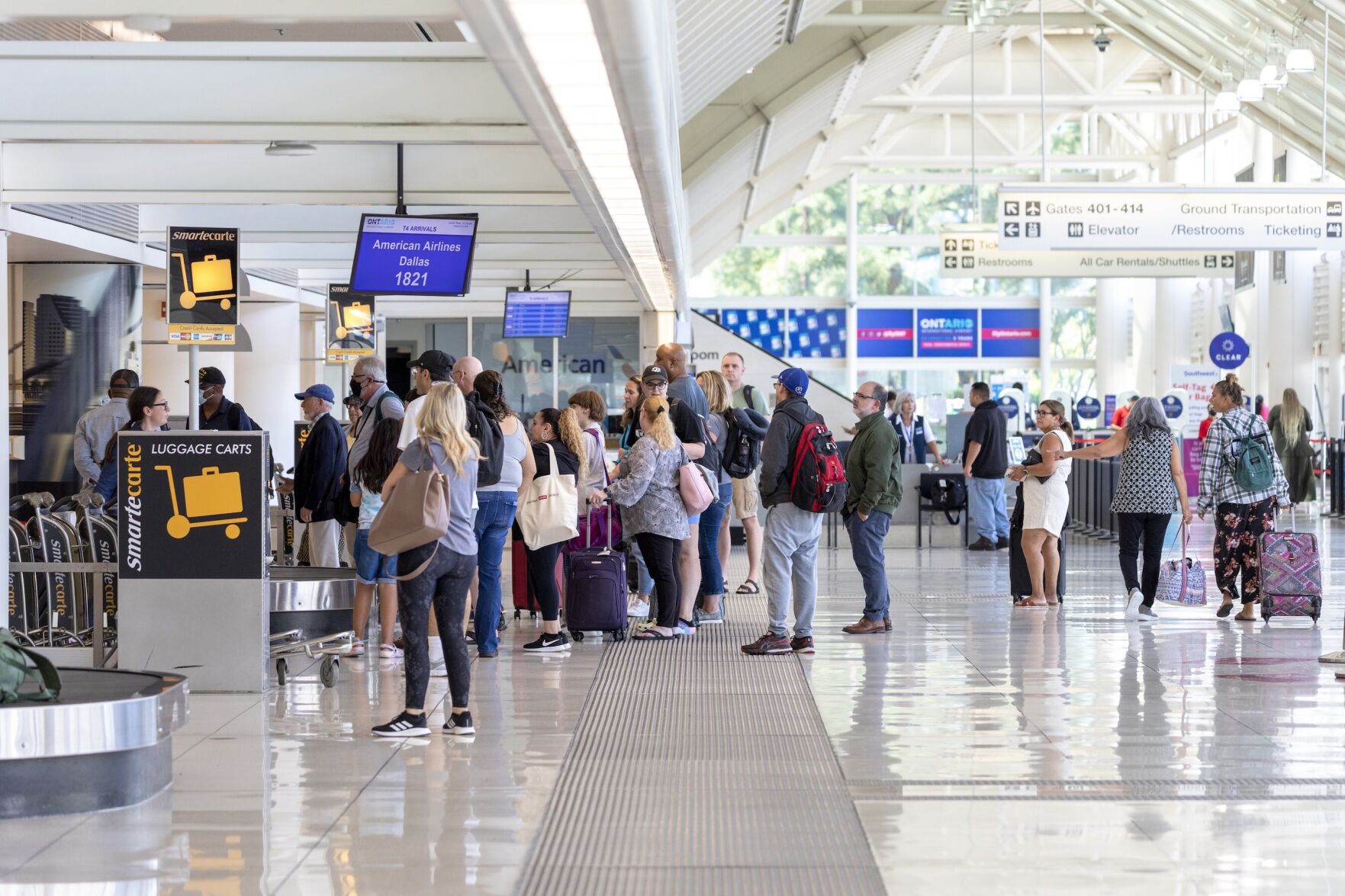 Ontario International Airport passenger count 3.7% higher in January as new year begins on a high note