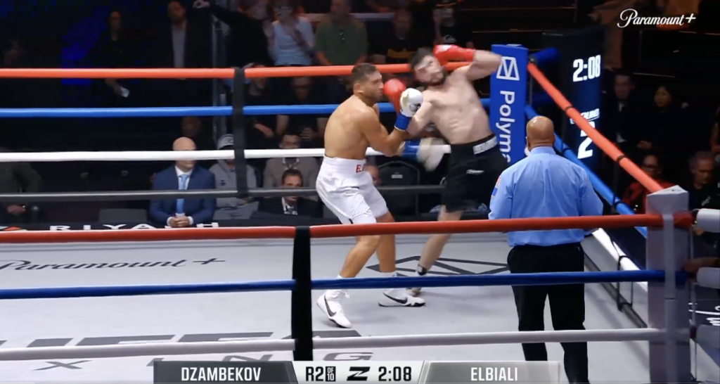 Umar Dzambekov leaves opponent stiff with uppercut KO of the Year contender at Zuffa Boxing 03