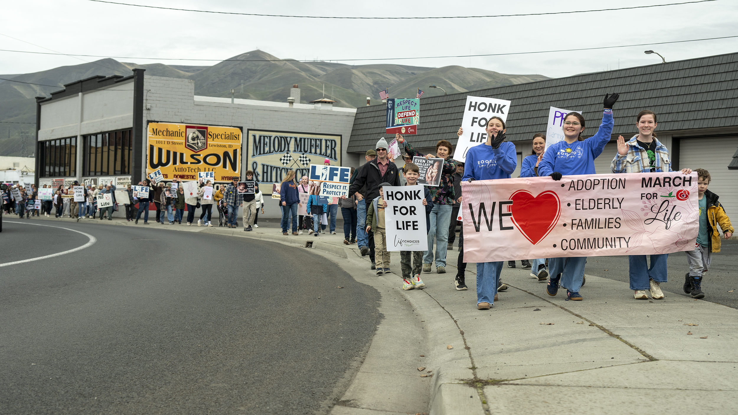 Demonstrators: ‘Life’s so important’