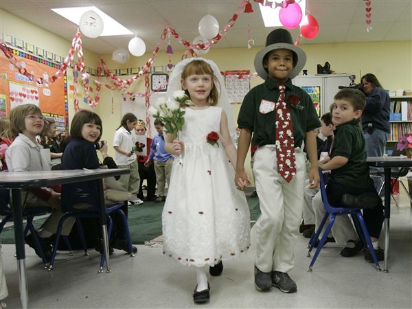 Monday Memories: Quiet! Students in 2006 had to listen closely to hear classmates Q and U recite their vowels