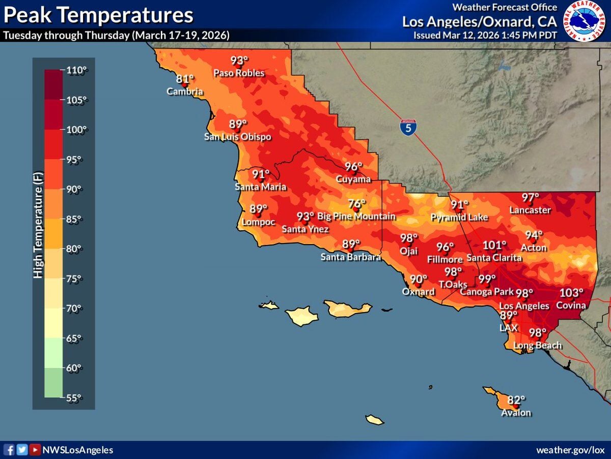 Area to weather potentially record-breaking heat wave