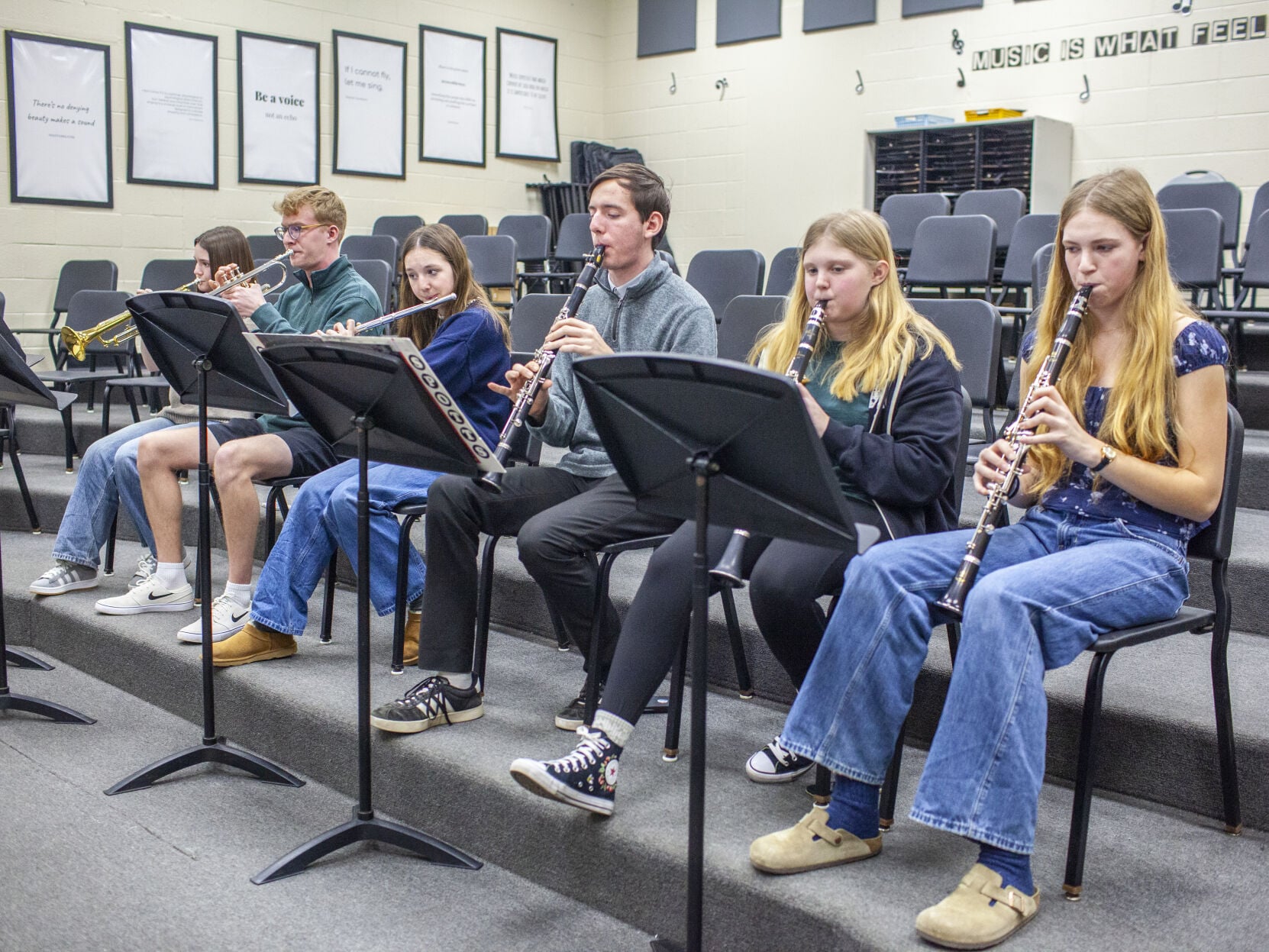 Seven local students advance to PMEA Region II Band Festival this week