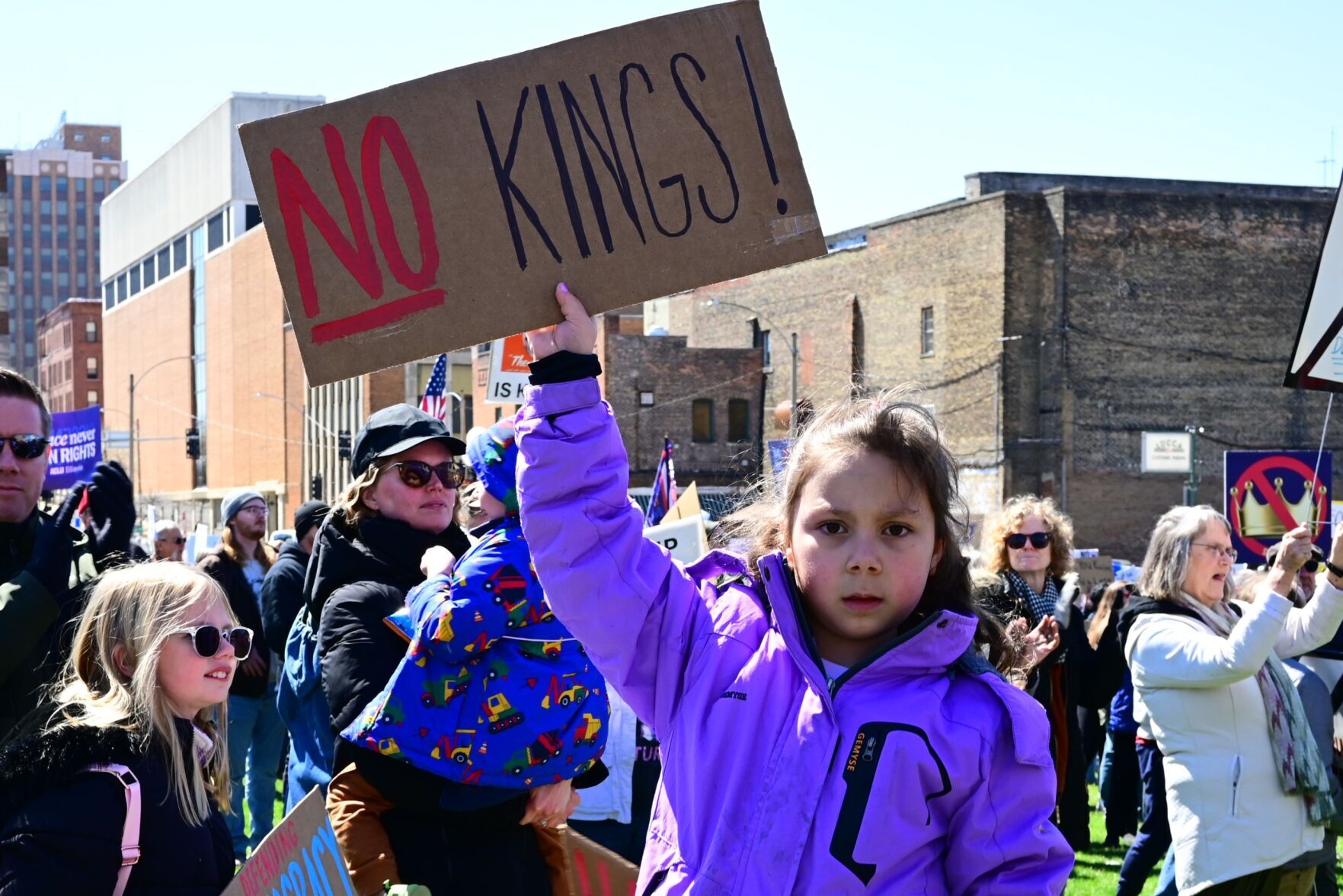 These Central Illinois cities joined the national No Kings protests on Saturday
