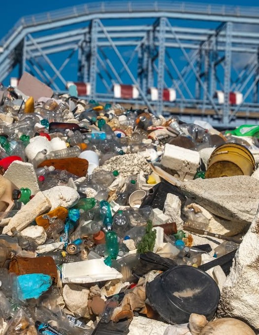 Local partnership removes thousands of pounds of trash from Ohio River shores