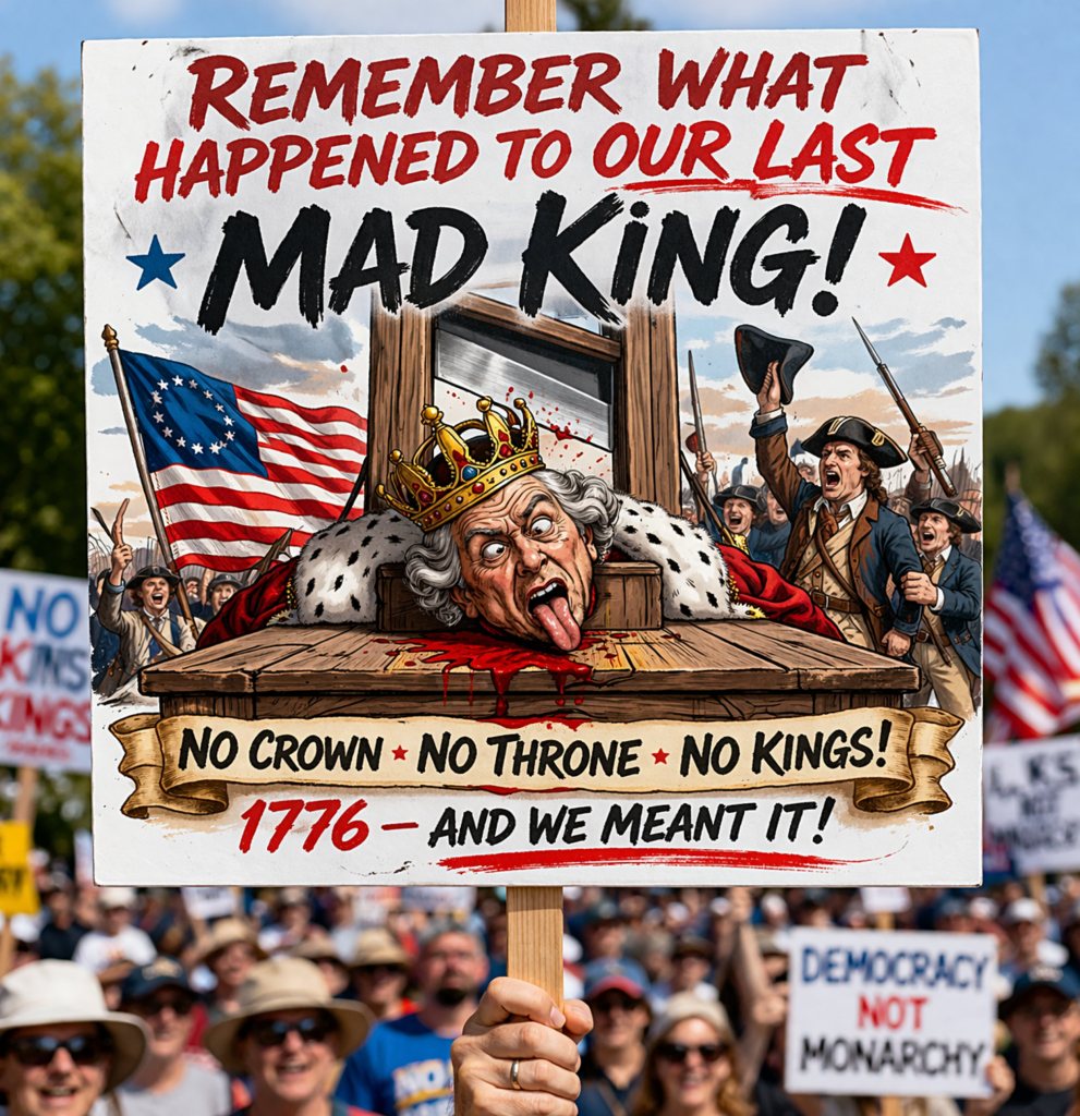 Wayne Mellinger: Signs of Our Times at Santa Barbara’s ‘No Kings’ Rally