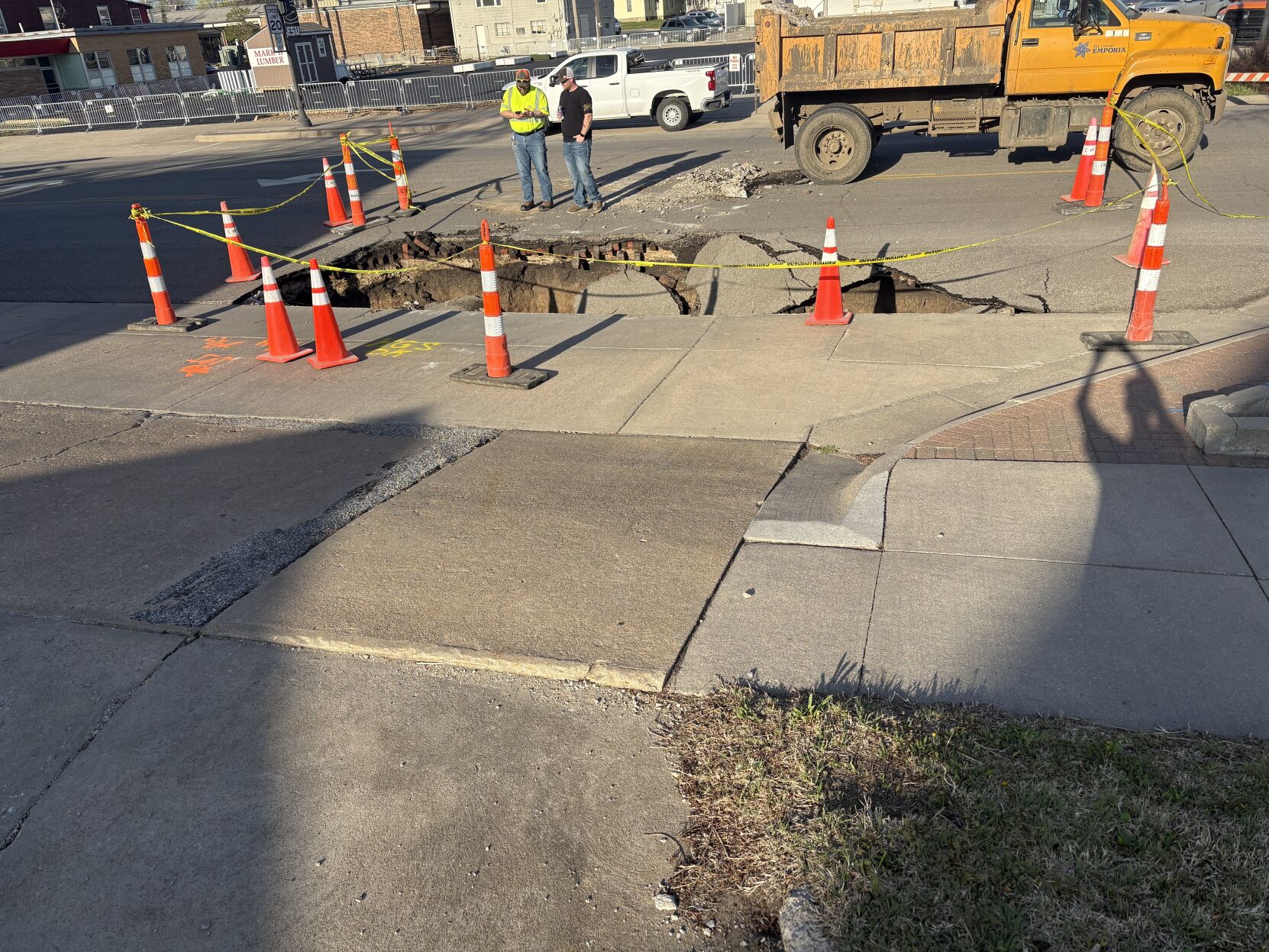 City weighs repair options following Commercial Street sinkhole