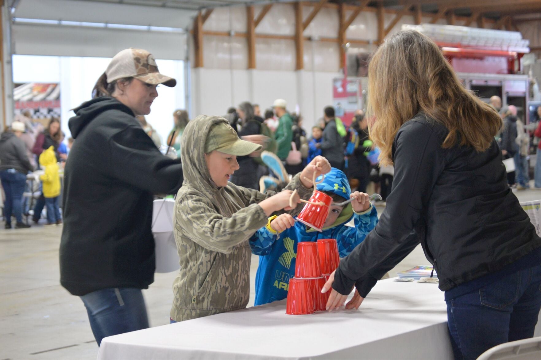Fairgrounds Easter celebration continues amid weather conditions