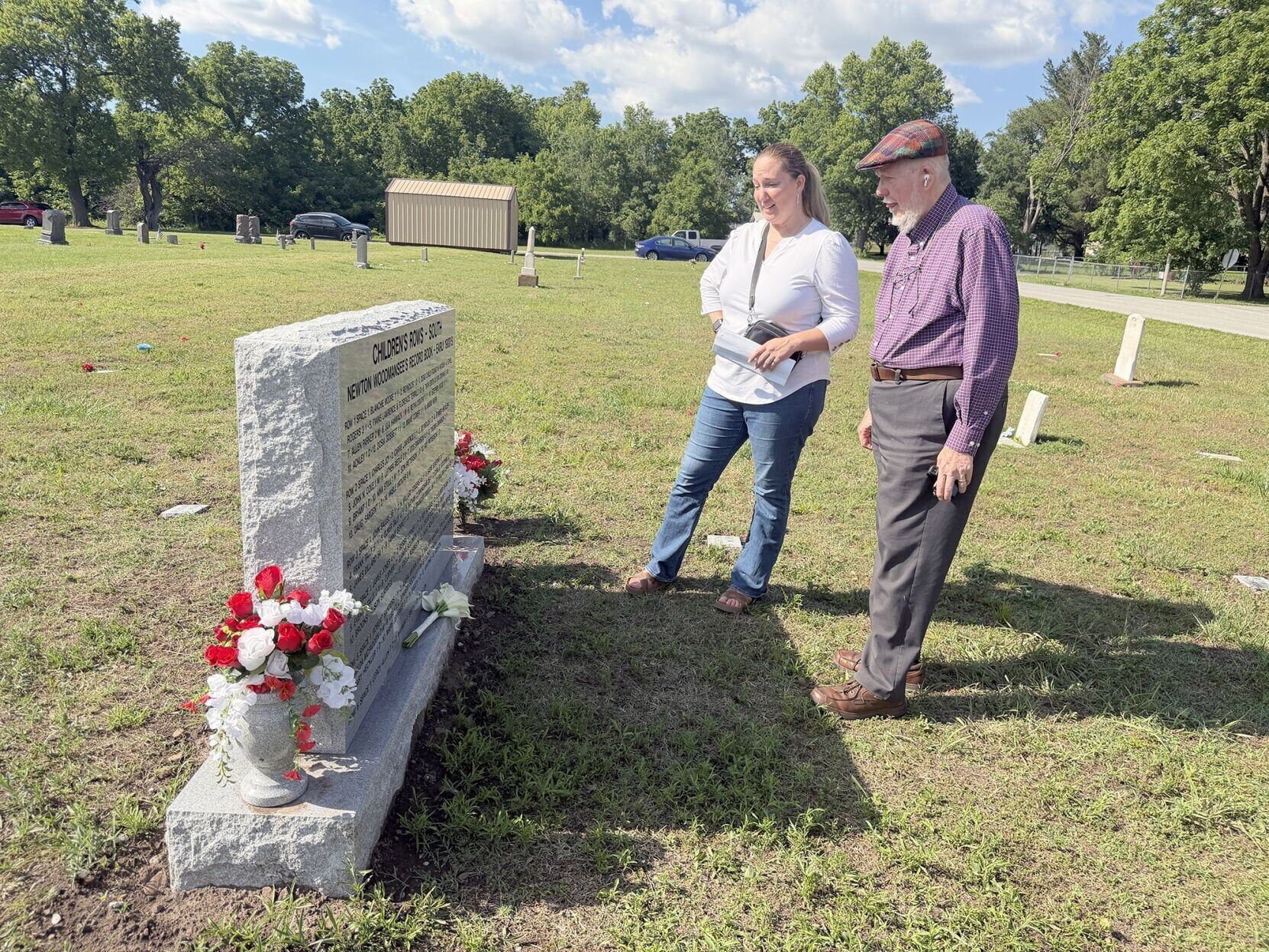 Children buried in Purcell Cemetery remembered in ceremony