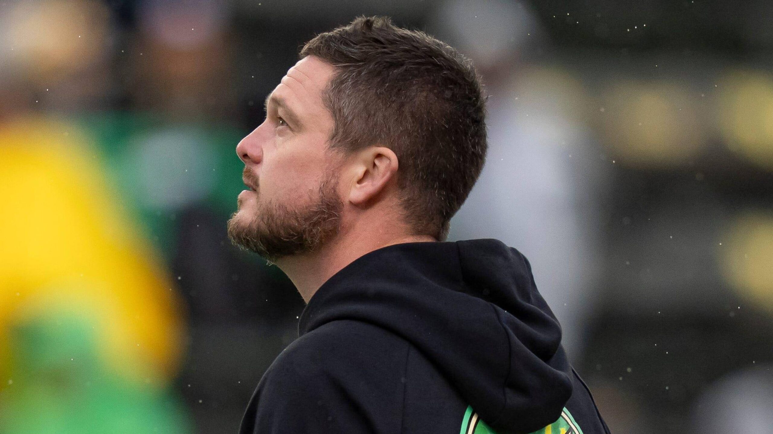 Oregon head coach Dan Lanning walks the field before the game as the Oregon Ducks host the Wisconsin Badgers on Oct. 25, 2025, at Autzen Stadium in Eugene, Oregon.