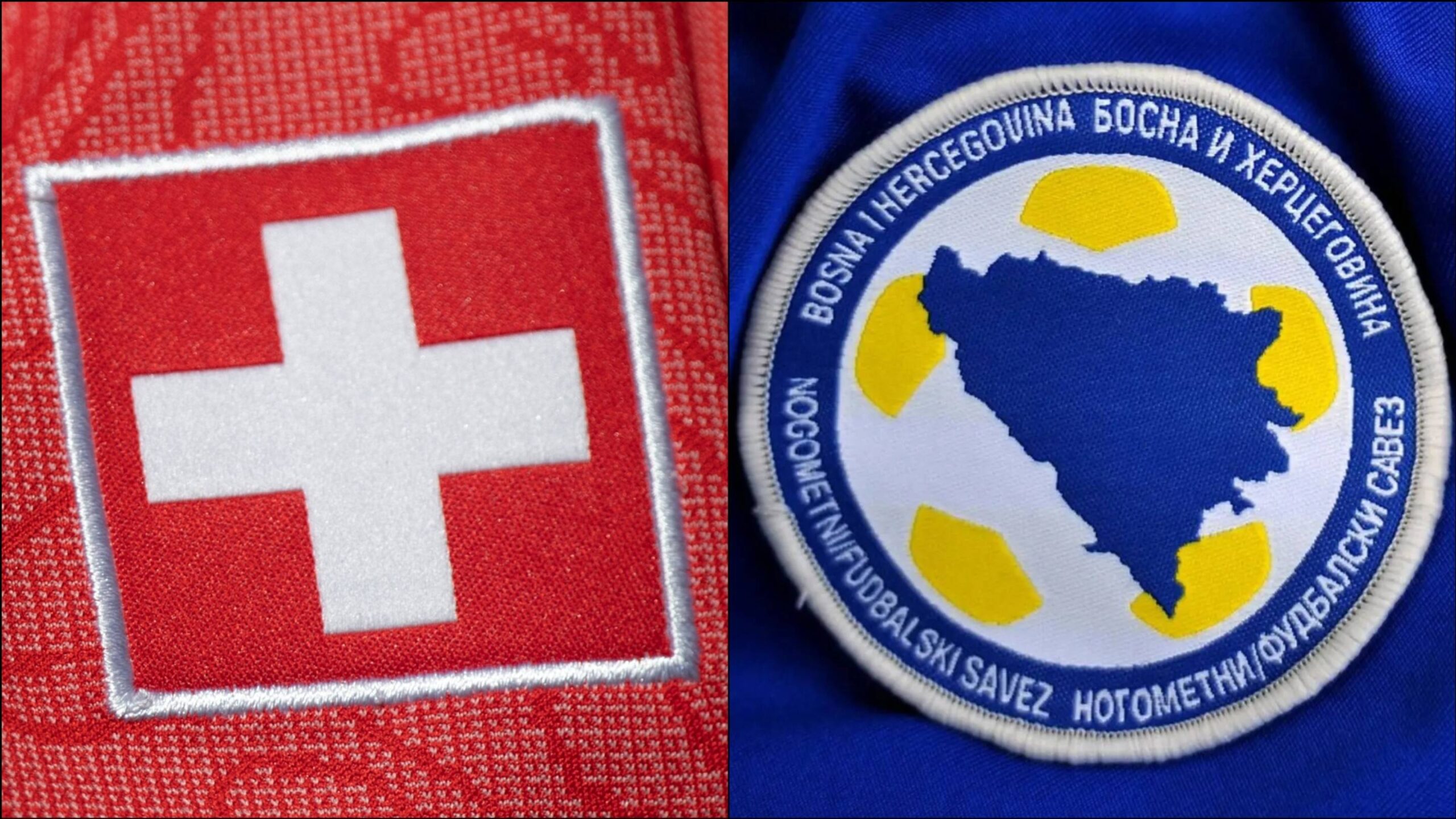 Switzerland faces Bosnia & Herzegovina.