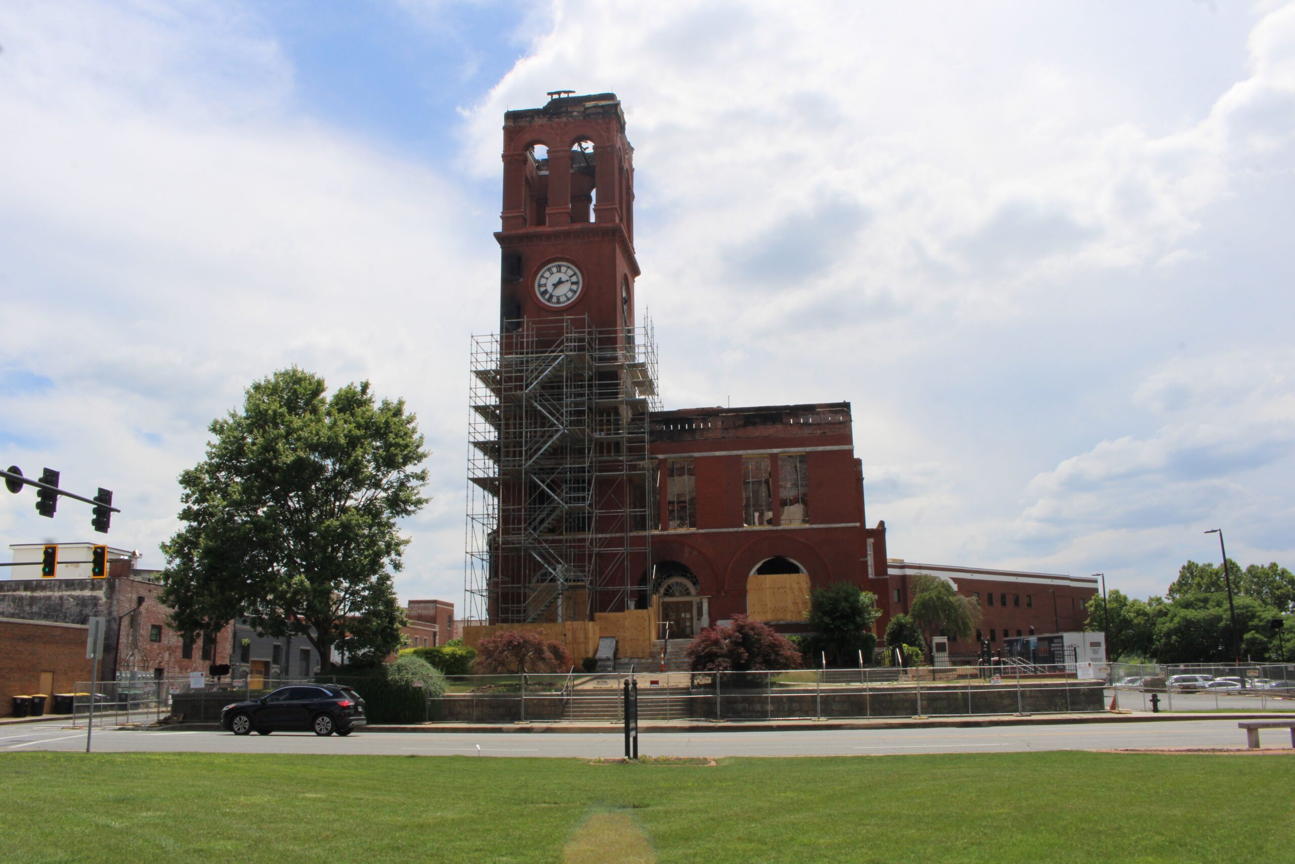 Historic courthouse remains stable as officials await damage report and next steps