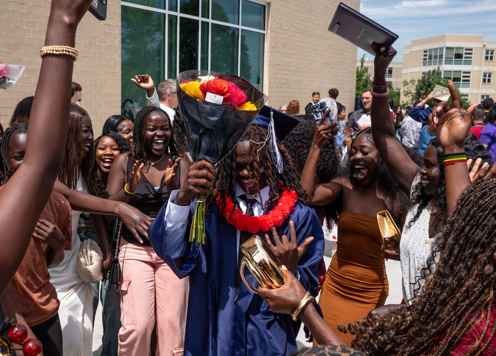 ‘We will always be Blue Streaks’: Harrisonburg High graduates look to the future