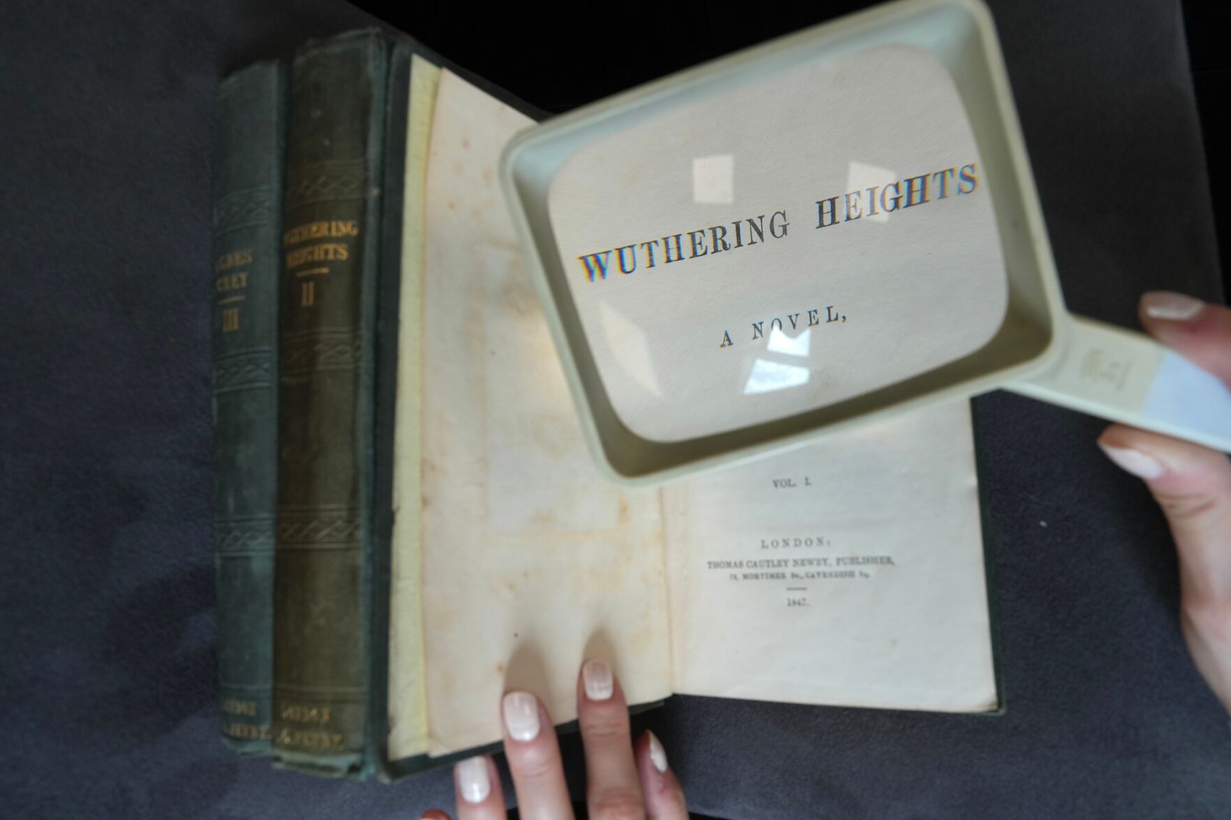 A rare first edition of ‘Wuthering Heights’ complete with spelling mistakes is up for auction