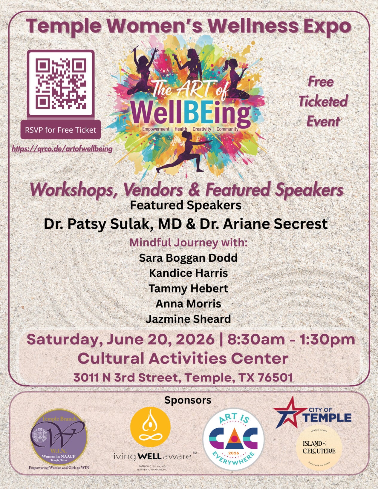 Temple Women’s Wellness Expo set for Saturday