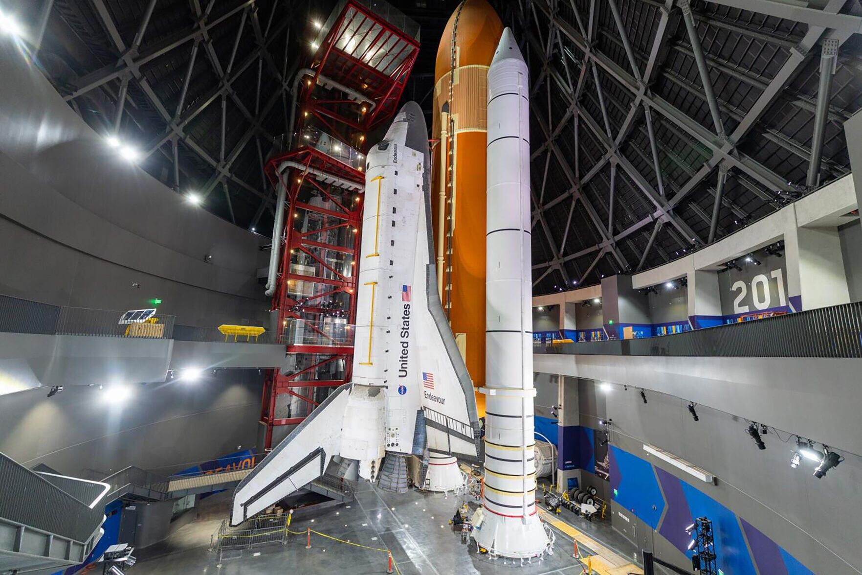 California Science Center announces opening date to view Space Shuttle Endeavour in launch position