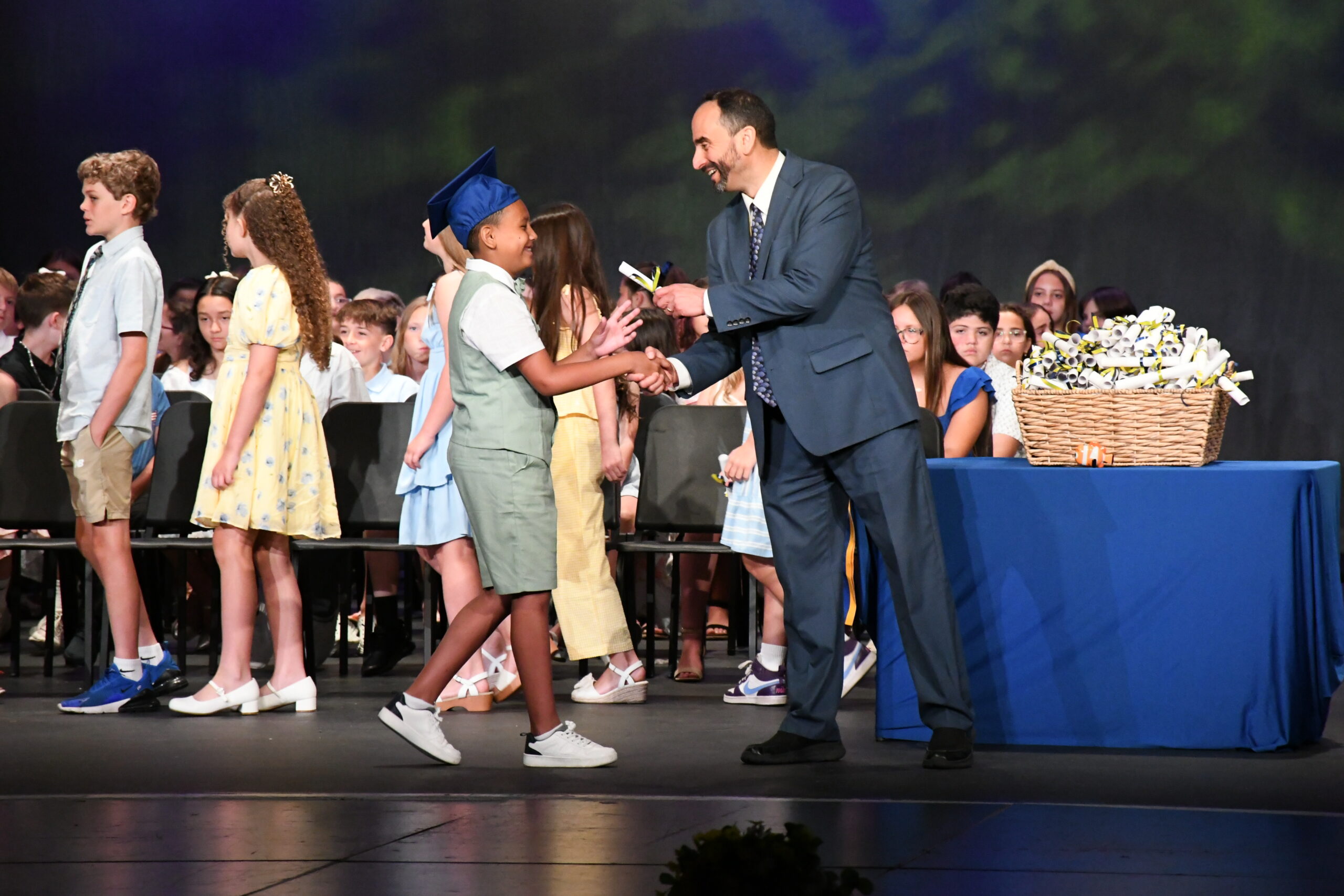 Wading River School fifth-graders celebrate moving-up ceremony