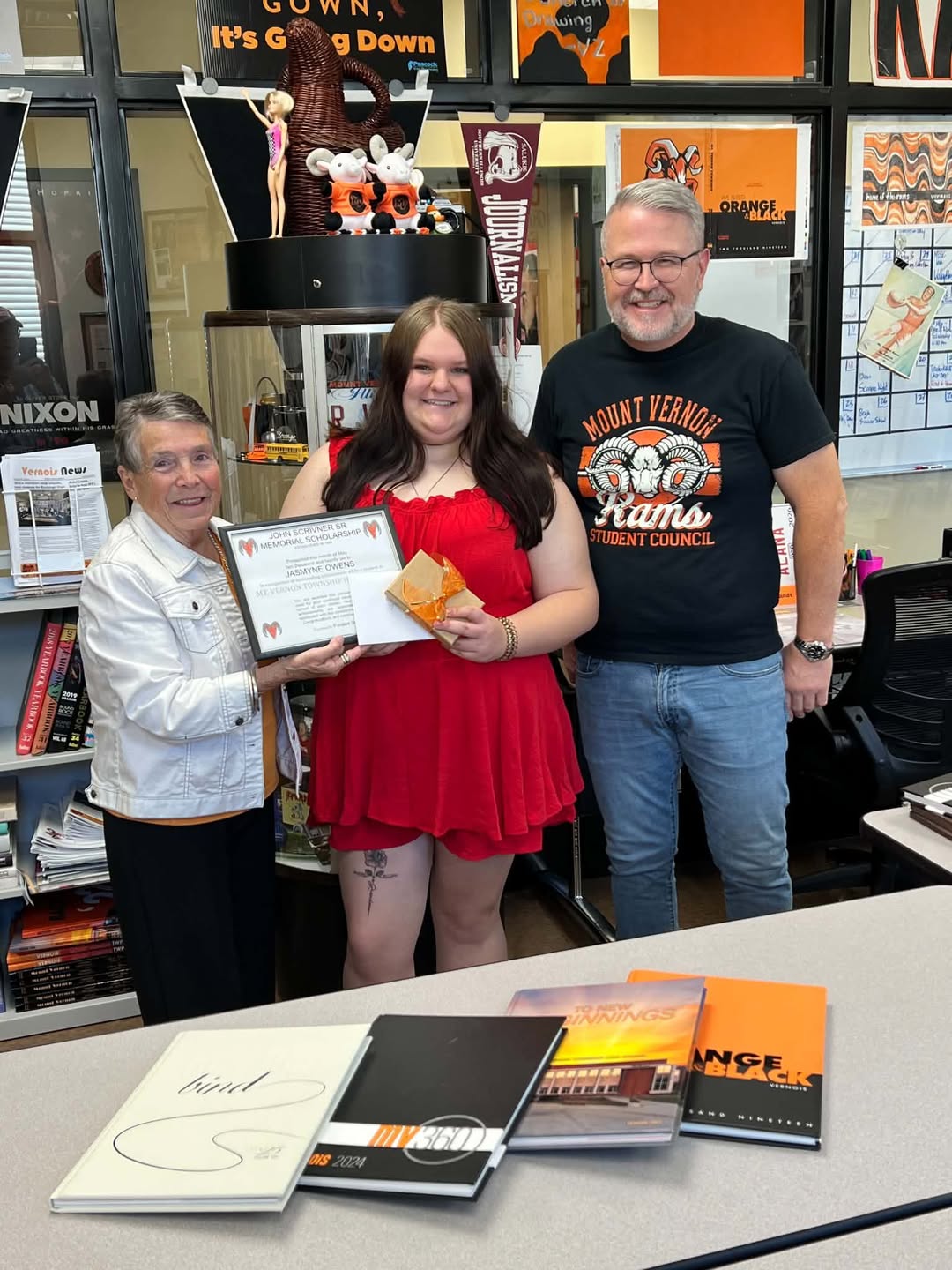 Owens earns Scrivner Scholarship