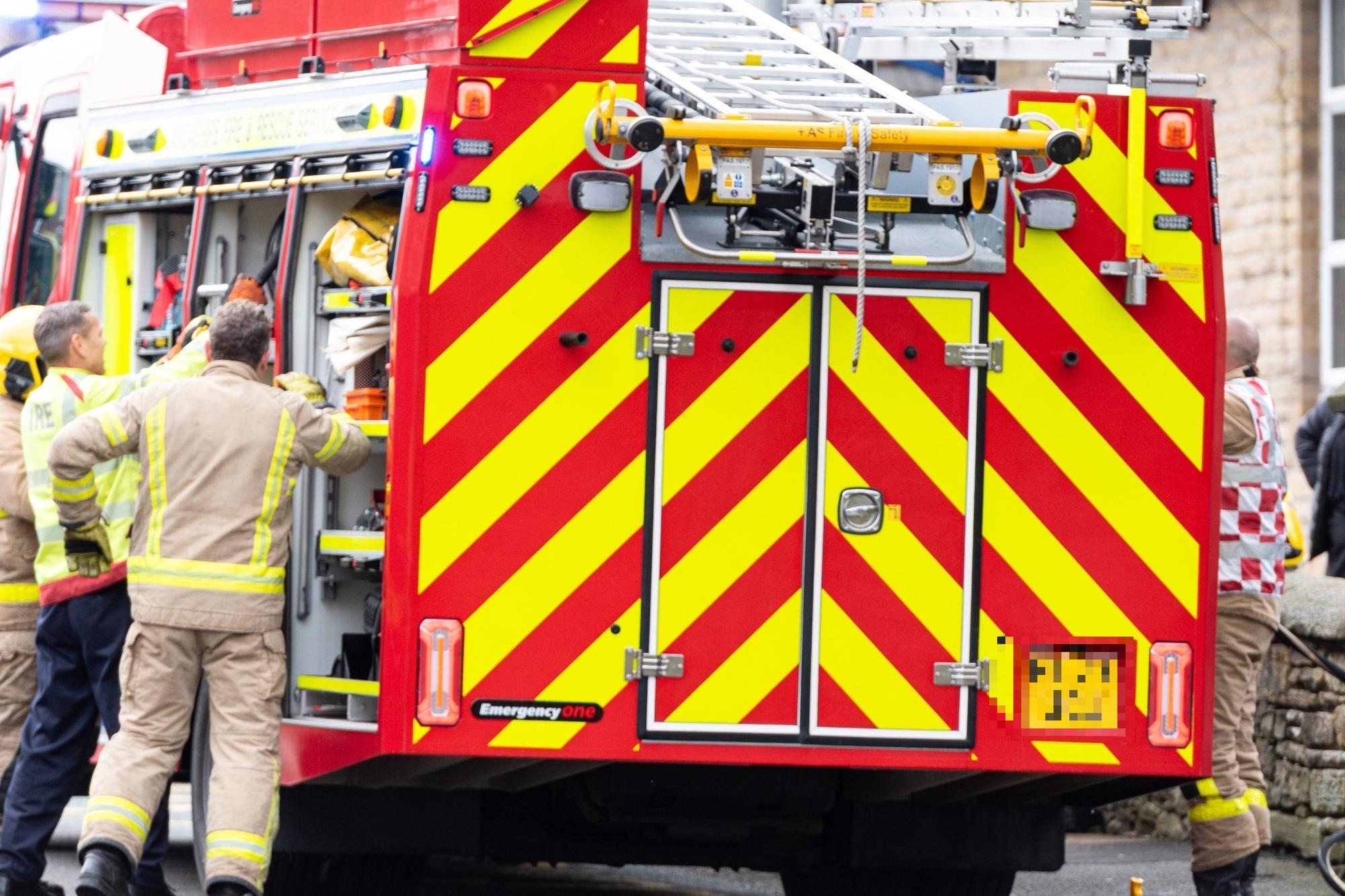 Firefighters deal with fire at historic hall and former hotel in Todmorden