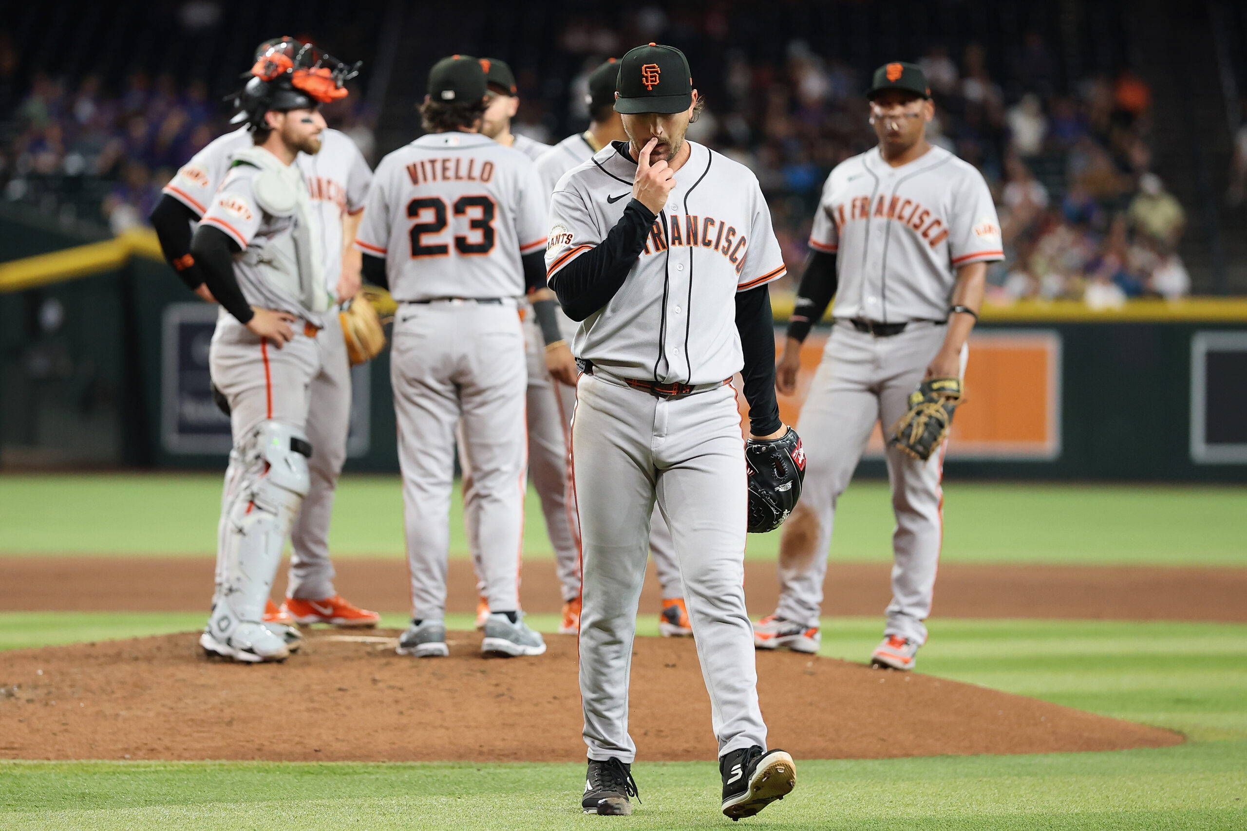 Giants’ brutal struggles against Diamondbacks continue with seventh consecutive loss to NL West foe