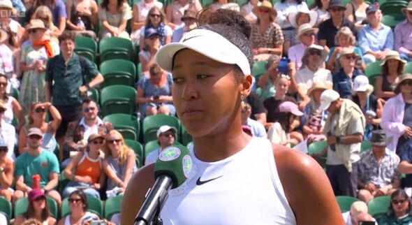 Naomi Osaka instantly pushes back on interviewer’s claim after Wimbledon win