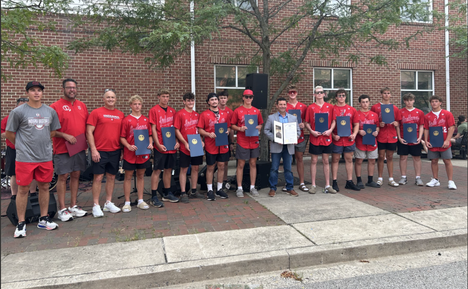 State House honors Indiana Area High School baseball team