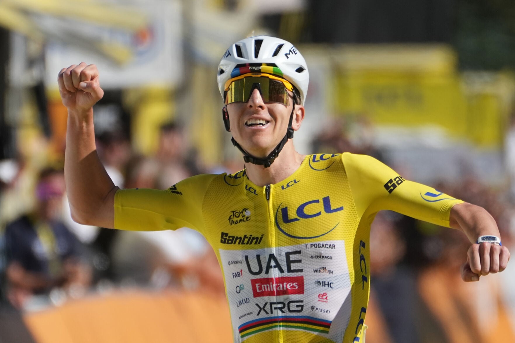 Pogacar launches brilliant attack on Alpe d’Huez to win stage 19 of the Tour and extend lead