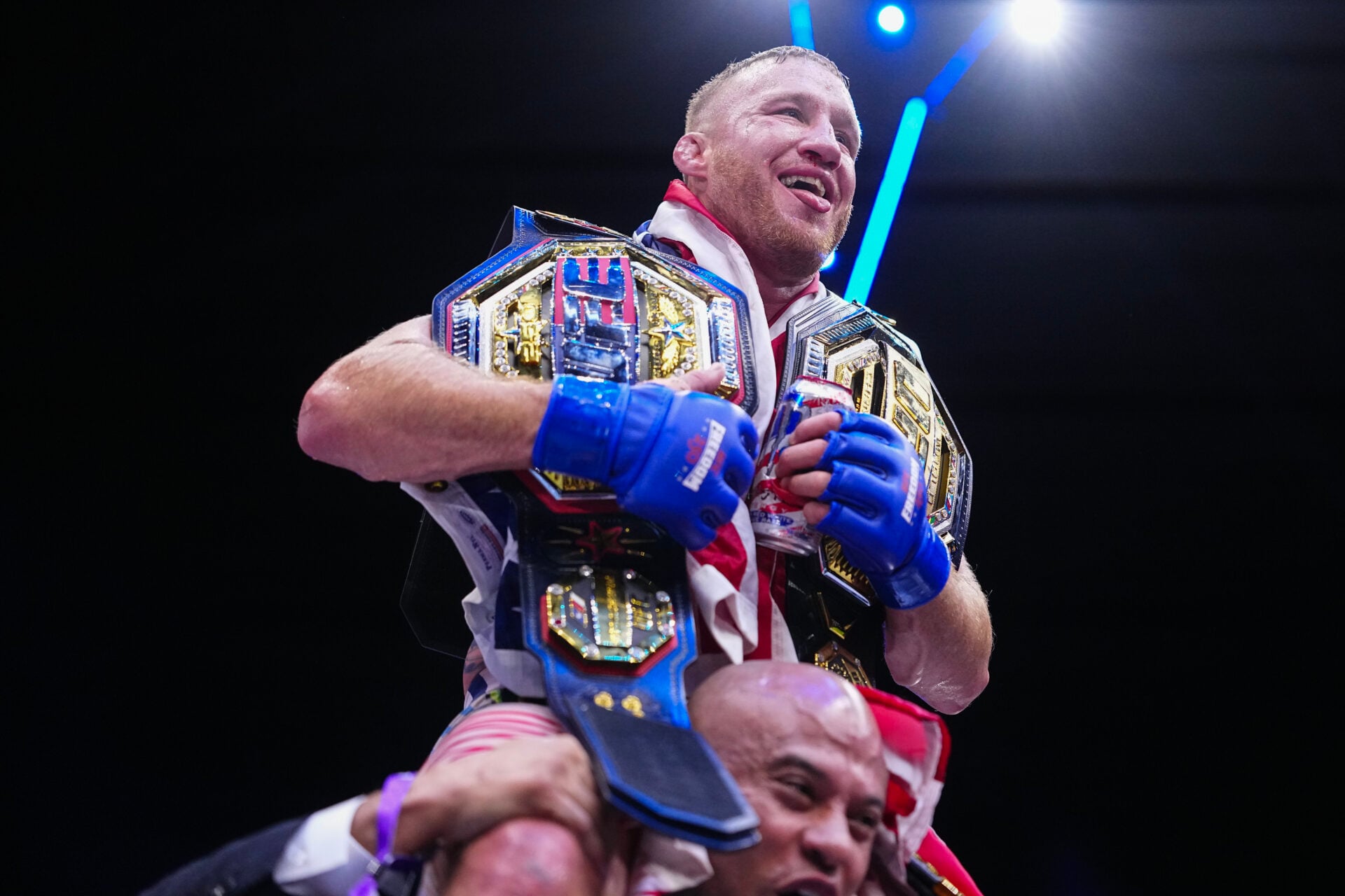 Justin Gaethje joins Conor McGregor as the second UFC fighter to receive his own custom ‘legacy’ belt