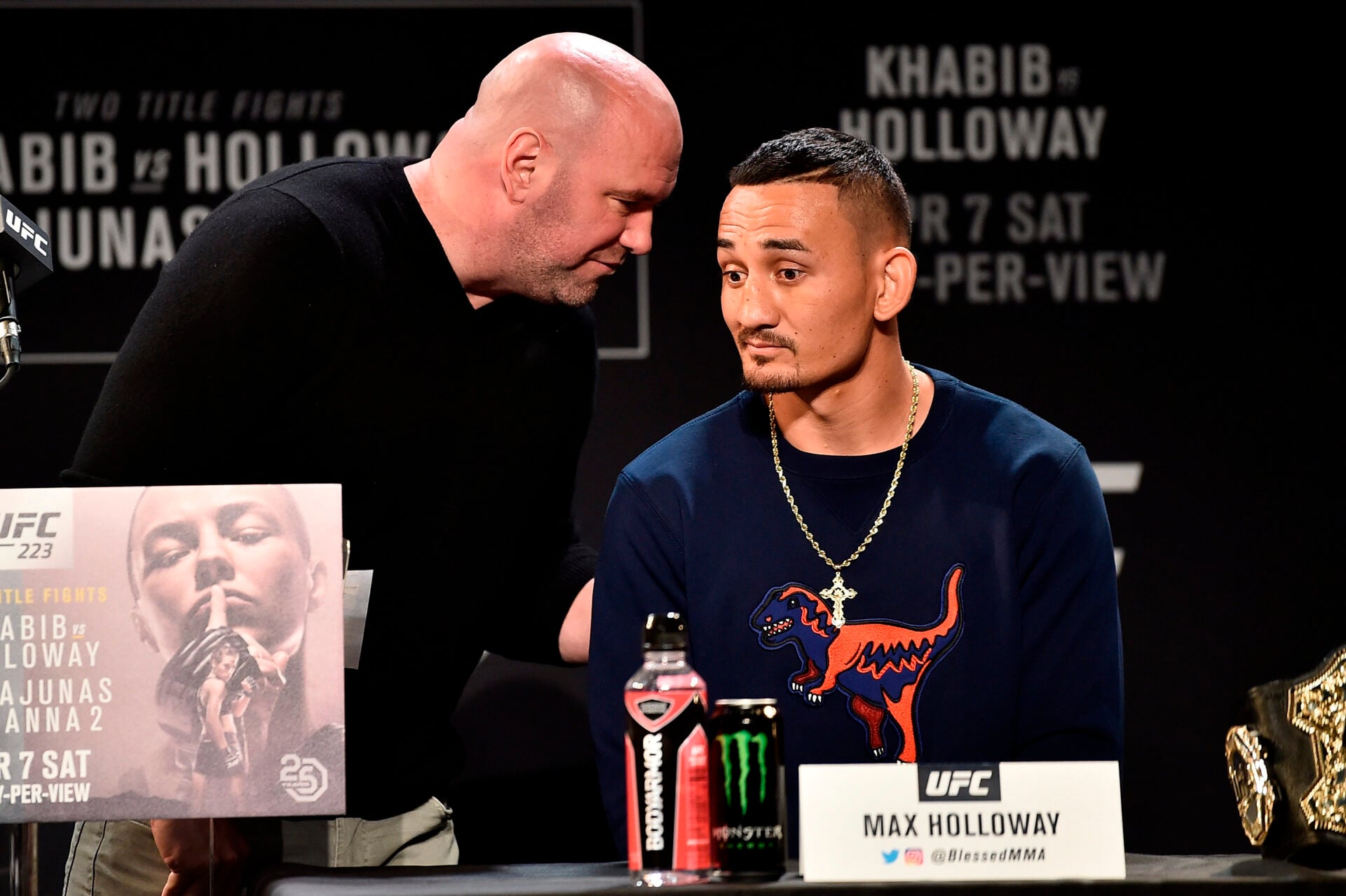 Max Holloway will try to convince Dana White on ‘perfect world’ Conor McGregor trilogy pitch after UFC 329