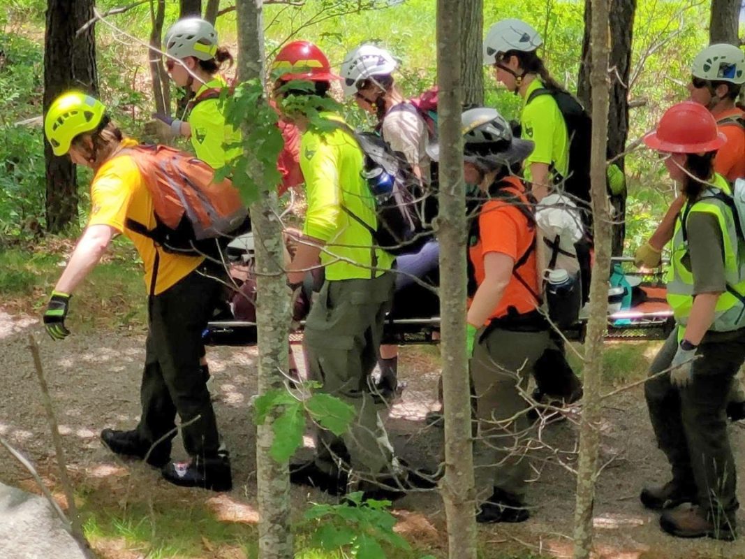 The most common summer injury on MDI is ‘Acadia ankle’
