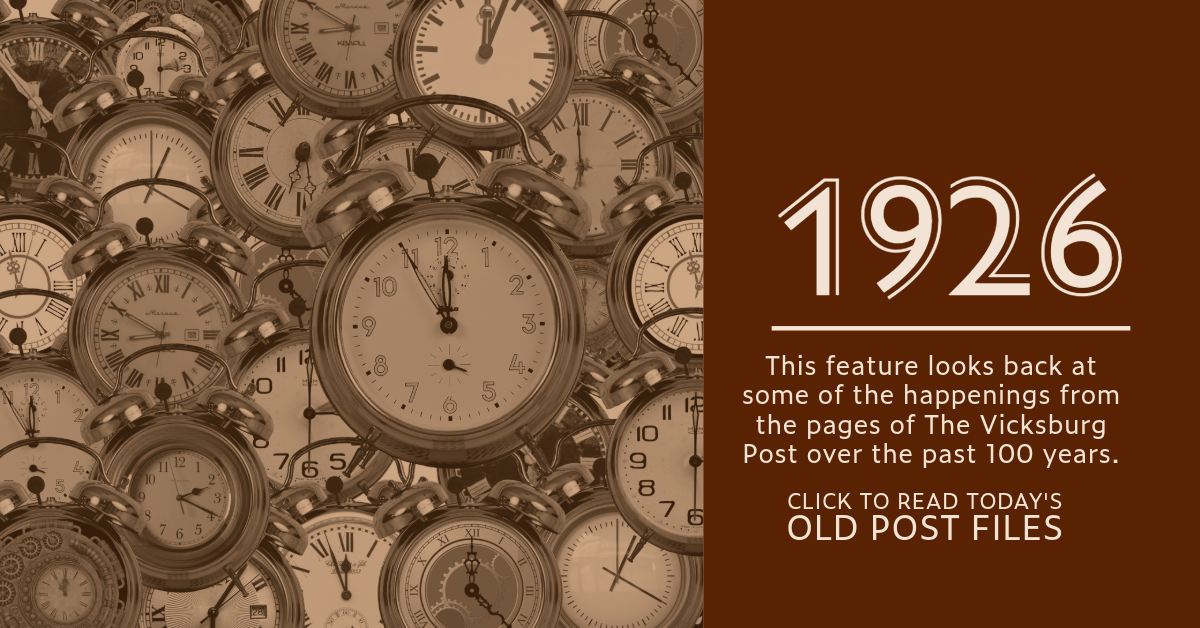 Old Post Files: A look back over the last 100 years on July 10, 2026