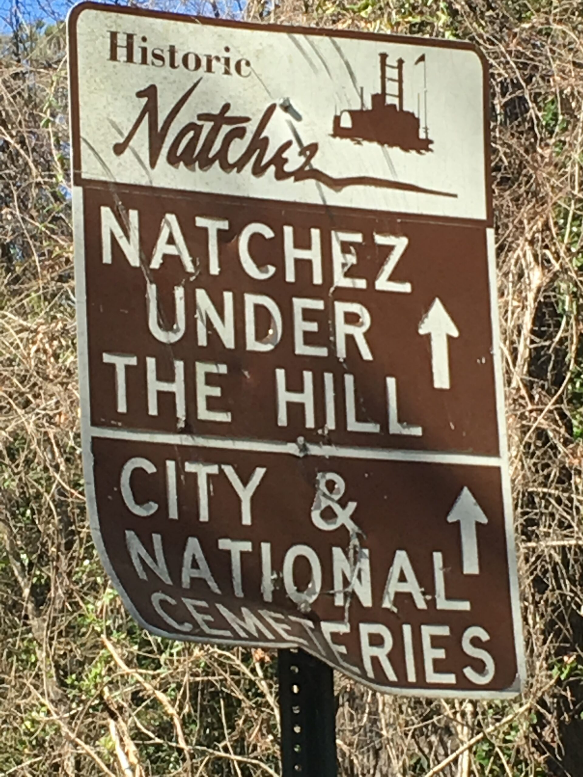 PLEASE FIX: Signage in the City of Natchez.
