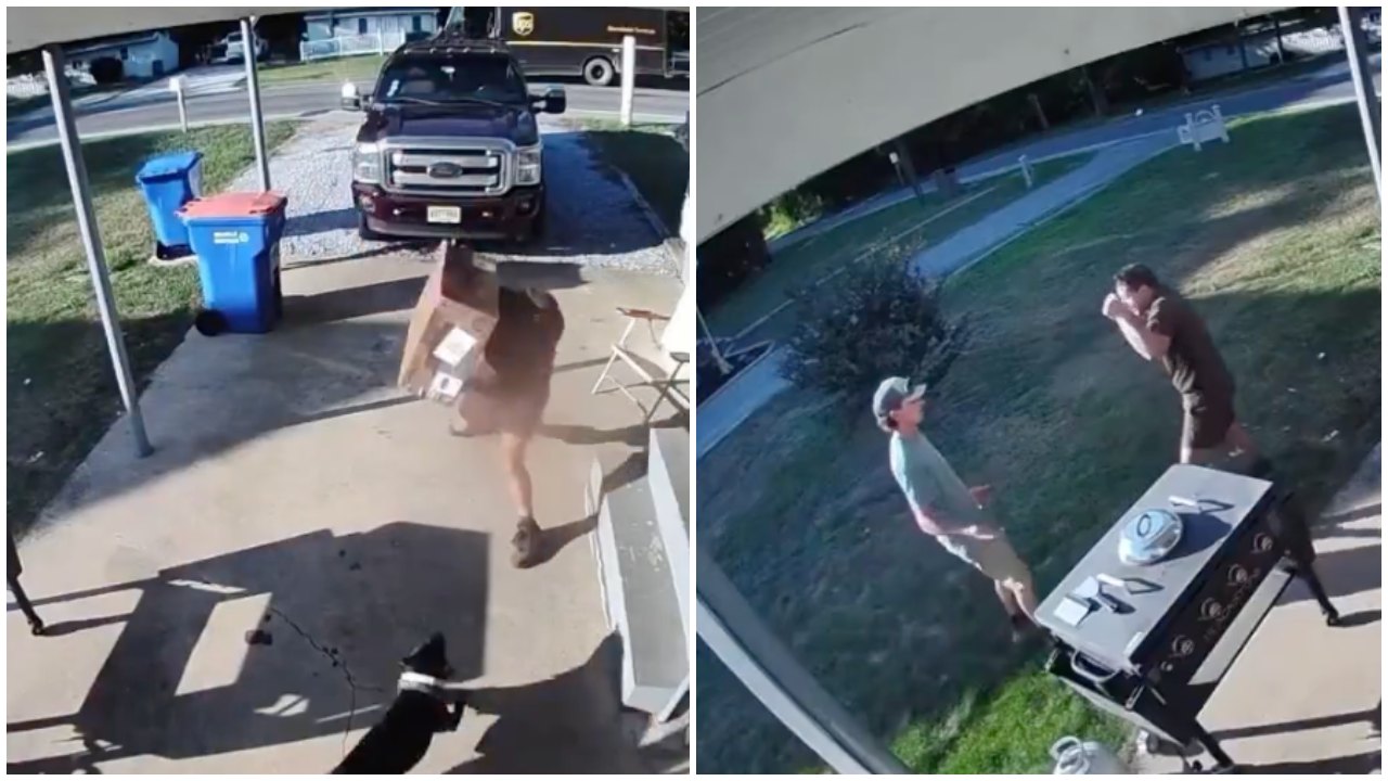 “Now What?”: UPS Driver Throws Package at Charging Dog Before Confrontation With Homeowner