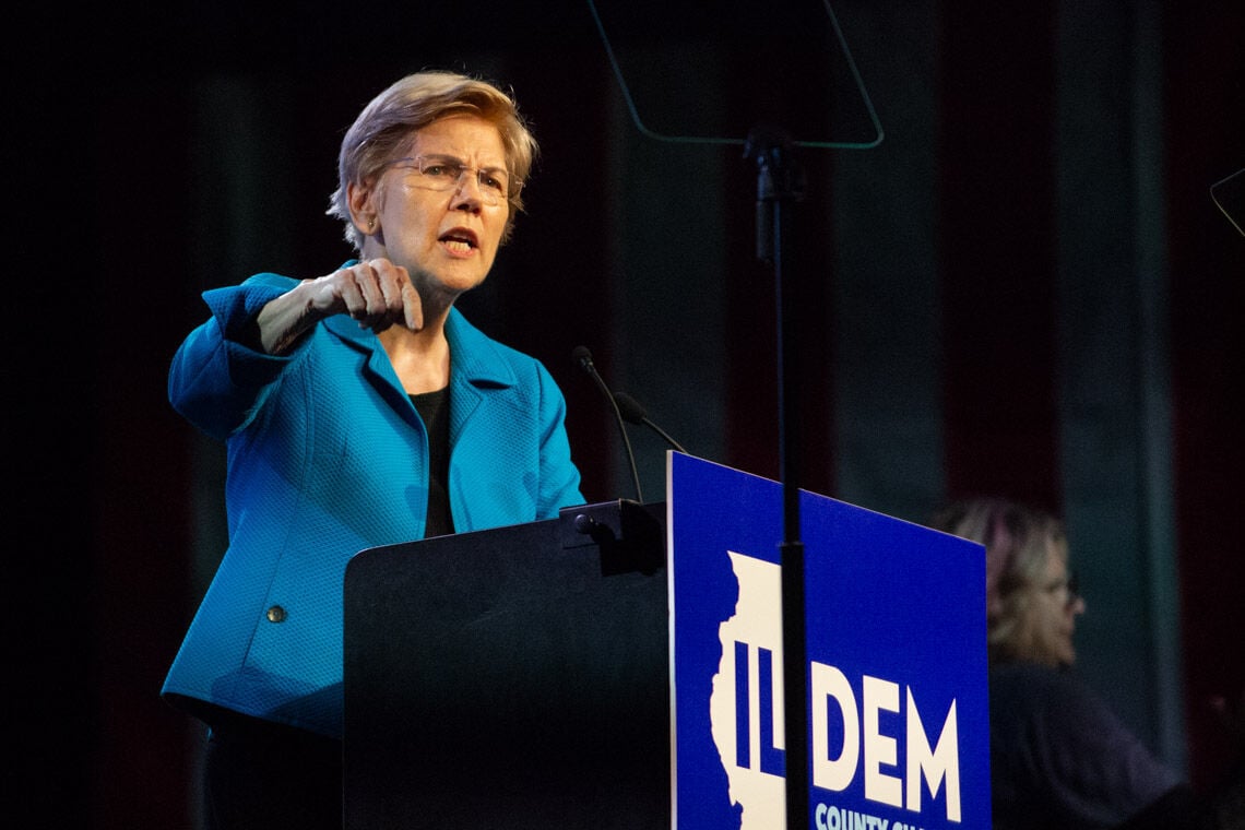 In Illinois, Sen. Elizabeth Warren urges Democrats to unite behind all party nominees