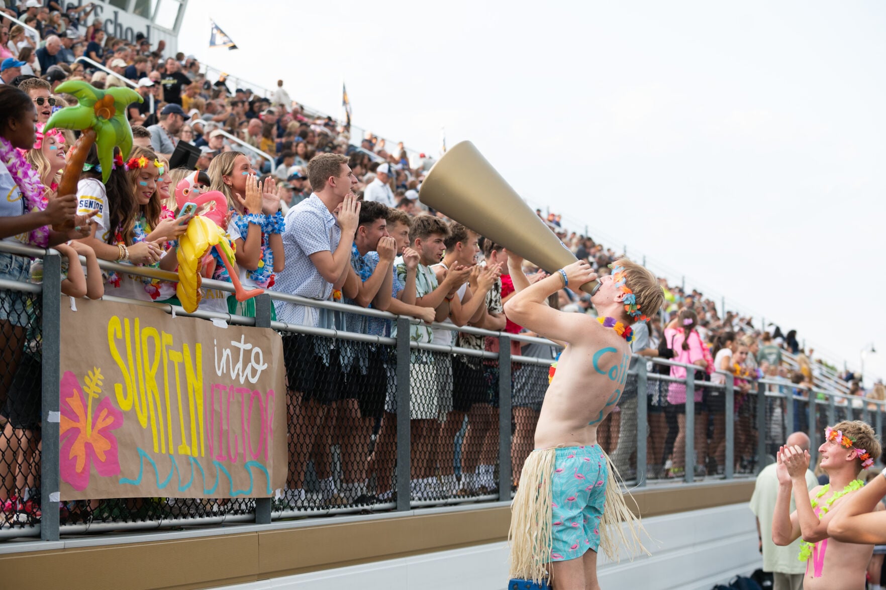 Bishop Dwenger kicks of football season at home