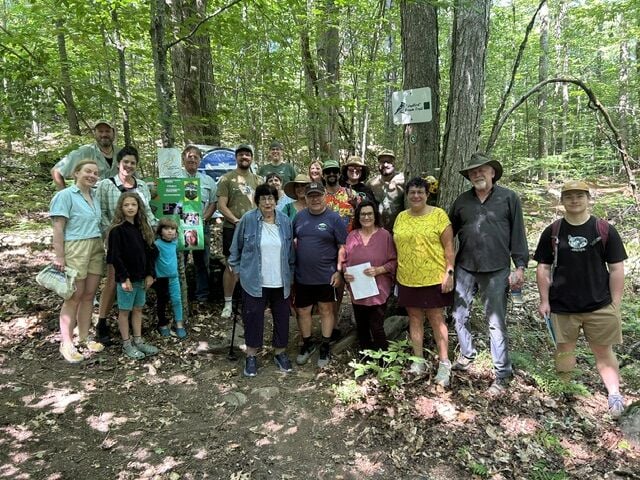 Jaybird Dream Trail opens in St. Albans Town Forest, in memory of Jason and Loli Berard