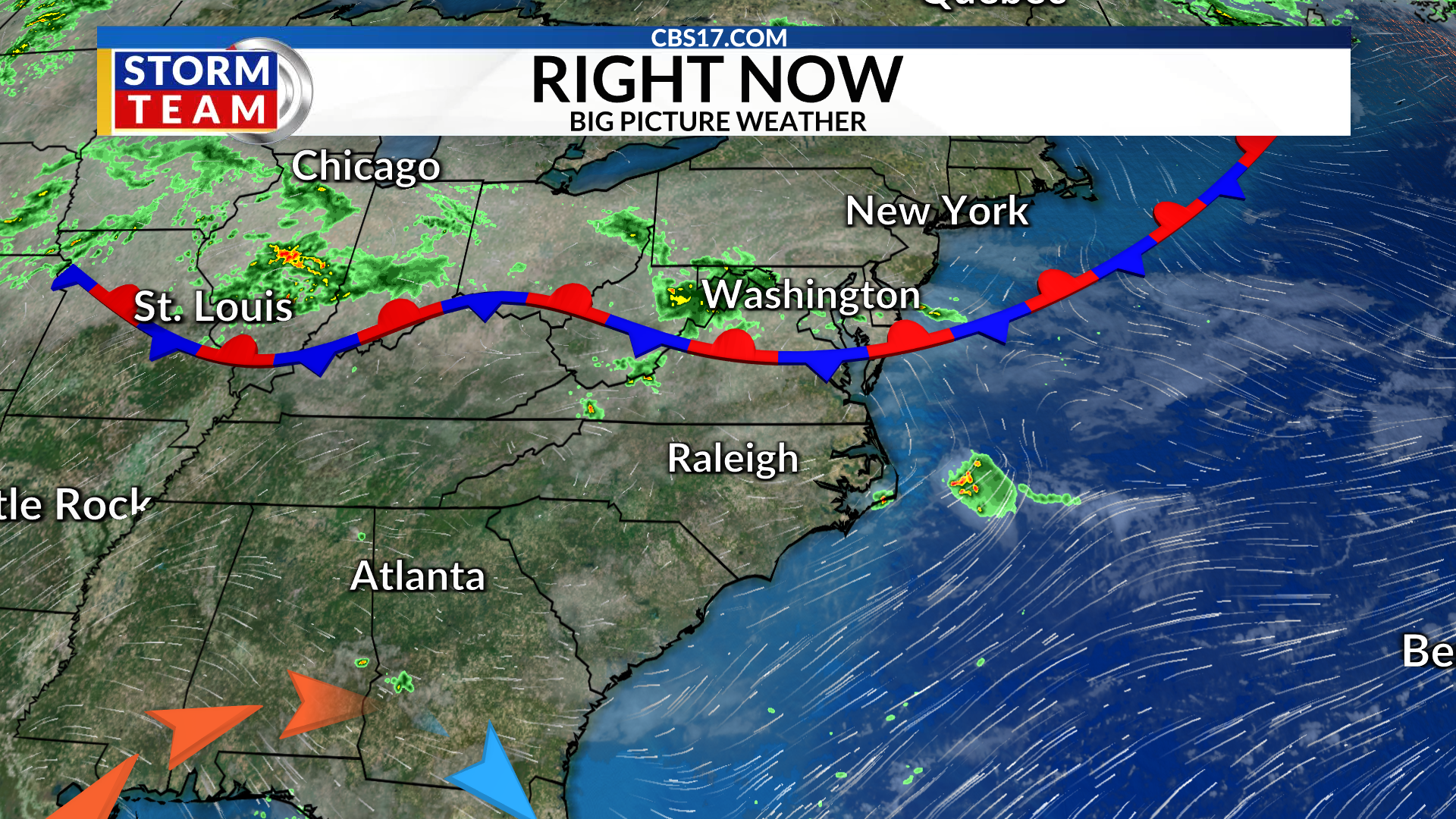 Hot weather with afternoon storms continue this weekend in central NC