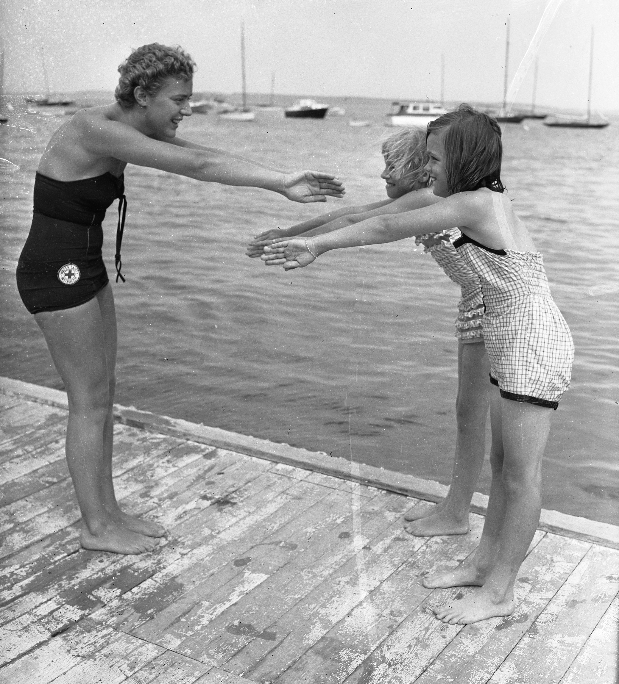 Dive into our historical photos of Mainers learning to swim