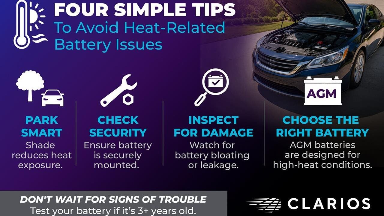 Don’t take your car battery for granted this summer and beyond