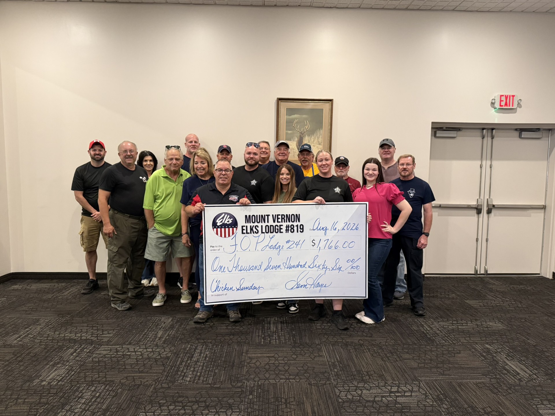 FOP Lodge #241 raises funds at Elks Chicken Dinner